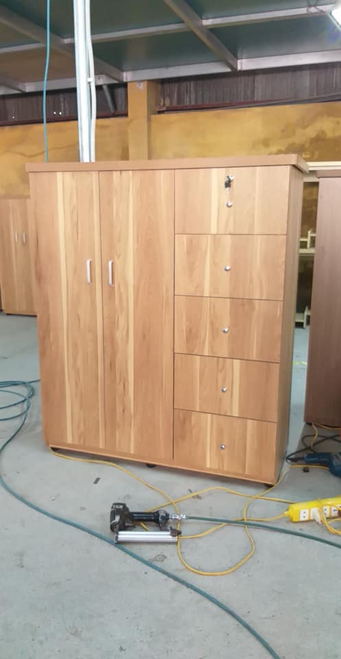 Tủ 2 cánh 5 ngăn gỗ công nghiệp giá rẻ hải phòng